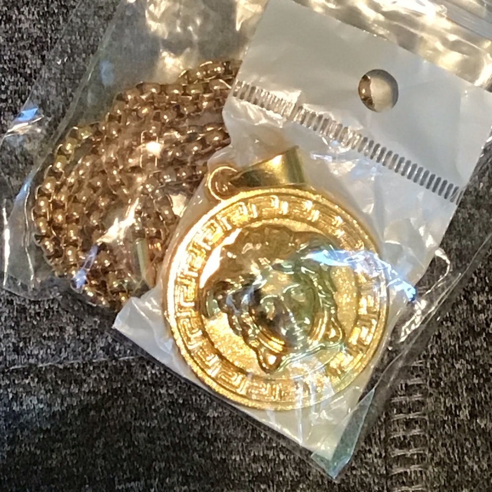 Gold Medallion Necklace